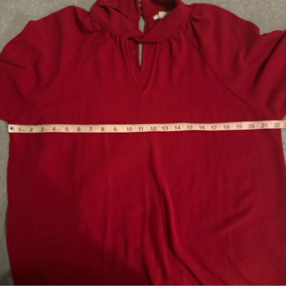 Jodifl red long sleeve blouse size L - Picture 4 of 7